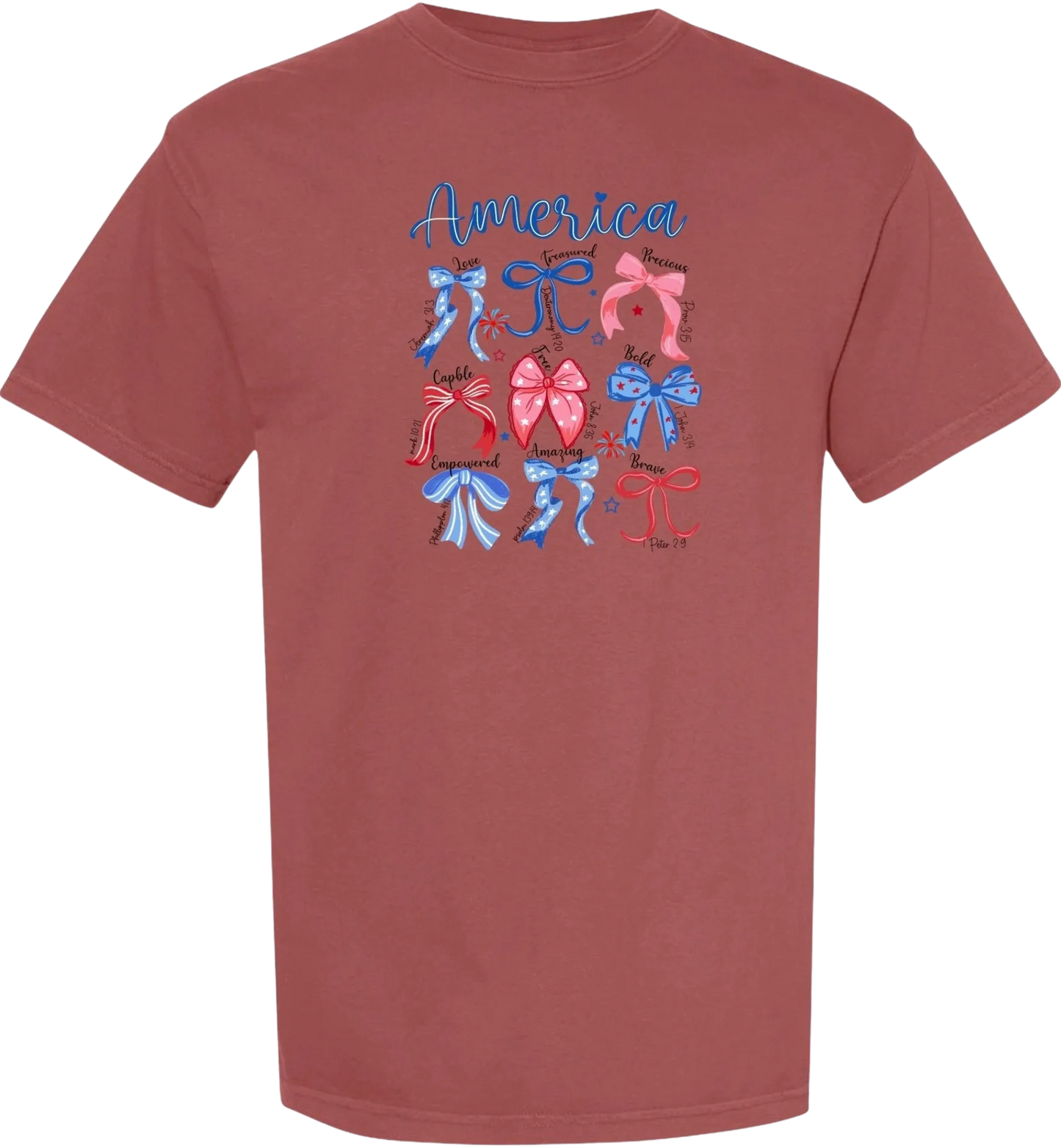 America Bows short sleeve tee
