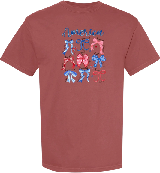 America Bows short sleeve tee