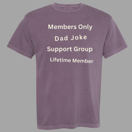 Dad Joke Support Group short sleeve tee shirt