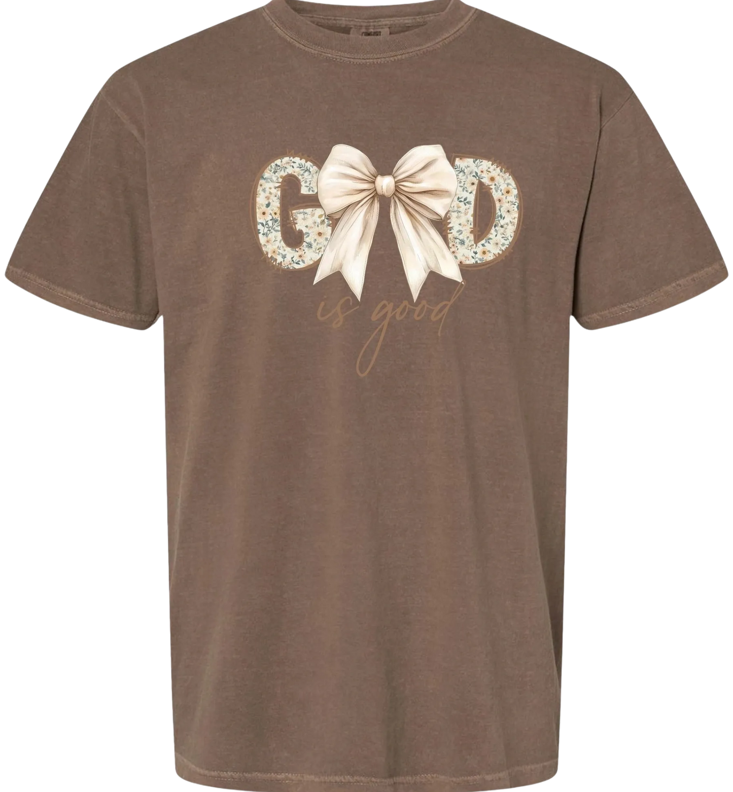 God Is Good Bow short sleeve tee