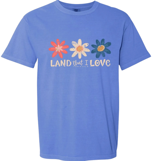 Land That I Love Distressed short sleeve tee