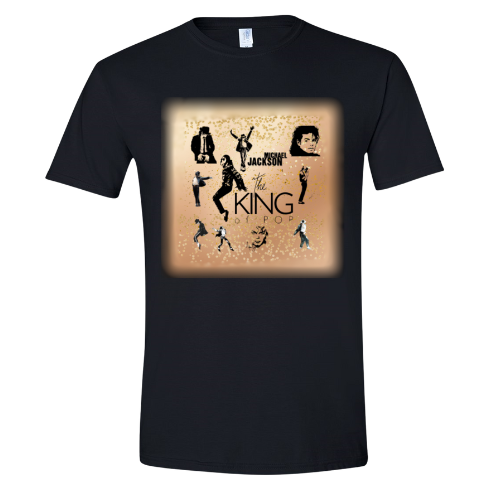 Michael Jackson Tribute - King of Pop Music Shirt, Vintage Retro Tee, Music Lover Gift, Pop Culture Fan Apparel, MJ Memorial short sleeve tee