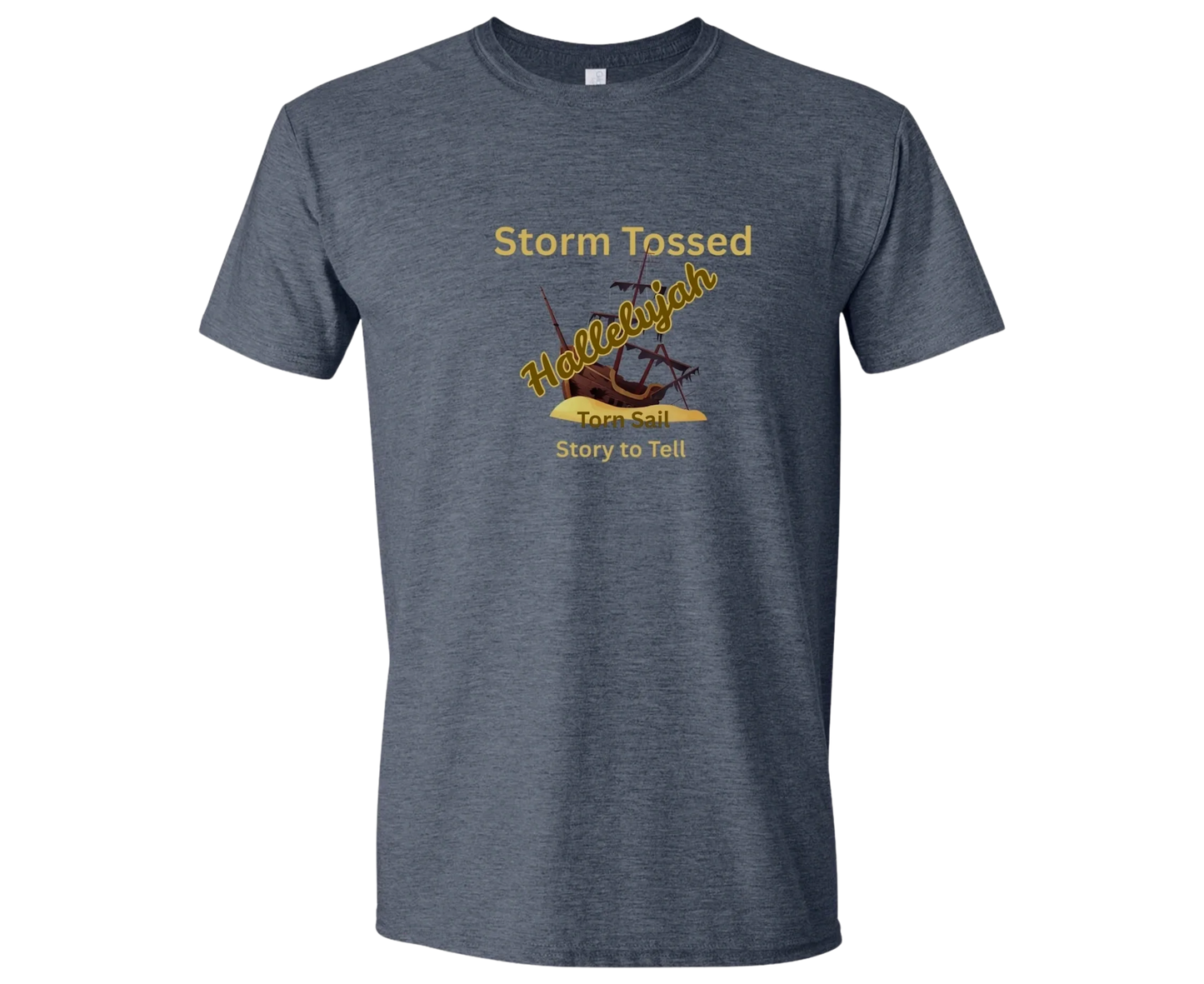 Storm Tossed Hallelujah short sleeve tee