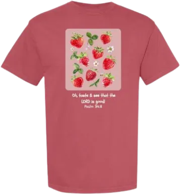 Strawberry Patch short sleeve tee