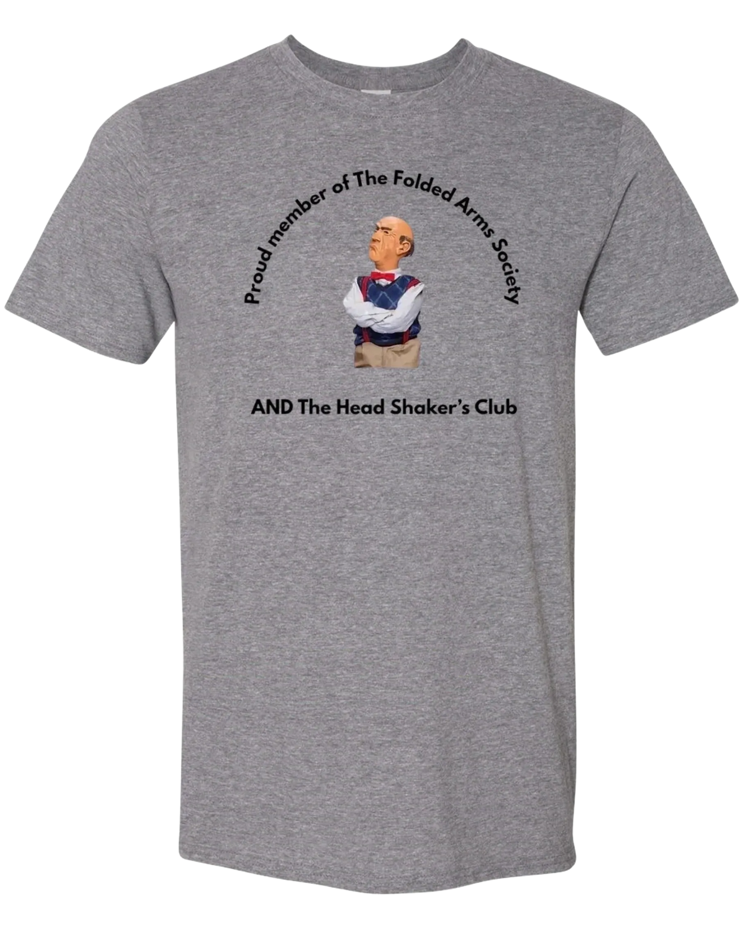 Folded Arms Society short sleeve tee