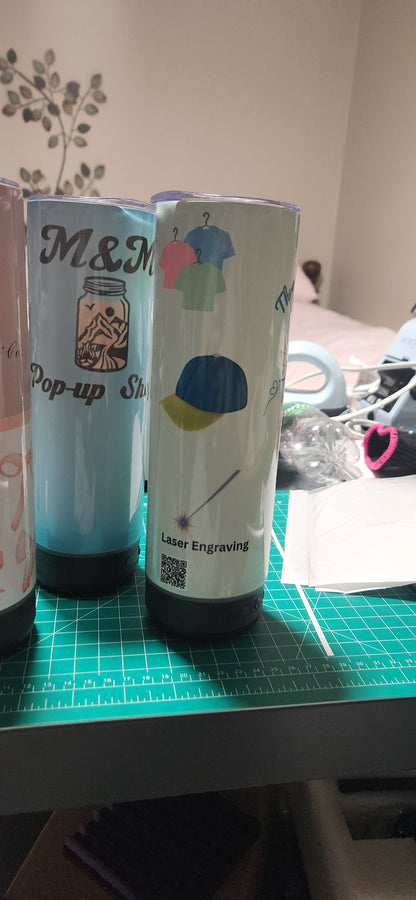 Bluetooth 20 oz Stainless Steel Tumbler