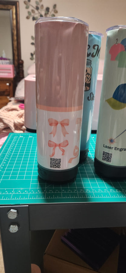 Bluetooth 20 oz Stainless Steel Tumbler
